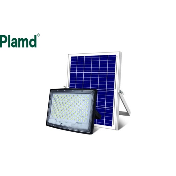 New Design Outdoor Road Lighting SMD IP65 Waterproof ABS 60W to 300W Solar LED Flood Light Remote Control 120 Beam Angle